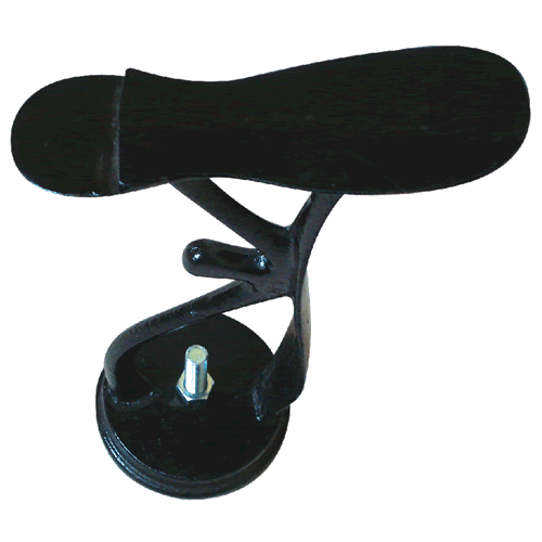Black Shine Stand Foot Rest